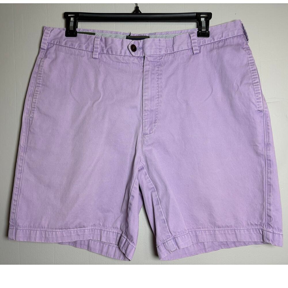 Orvis Men's Size 38 9 in Easter Egg Purple Tab Button Closure Zipper Chino
